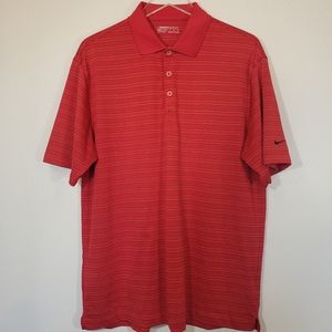 Men's Nike Golf Dry Fit Polo Shirt Short Slv Large